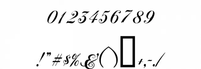 AL Cinderella Font OTHER CHARS