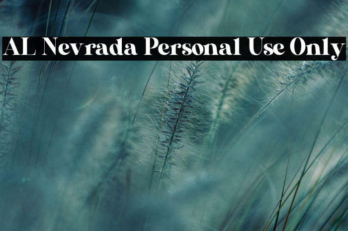 AL Nevrada Personal Use Only Example 2