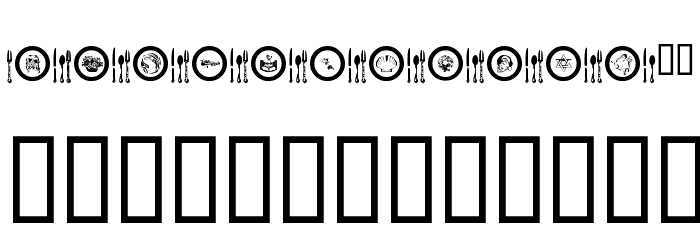 AL Place Settings Dings Polices MINUSCULES