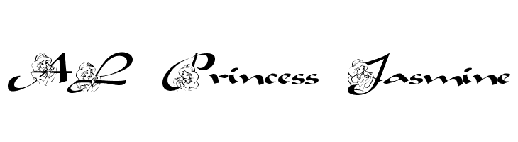 AL Princess Jasmine  Fuentes Gratis Descargar