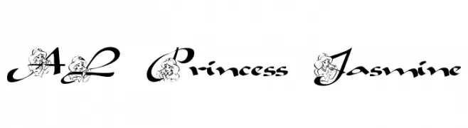 AL Princess Jasmine  baixar fontes gratis