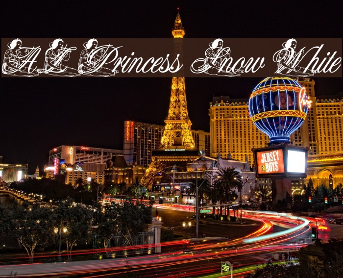 AL Princess Snow White Font examples