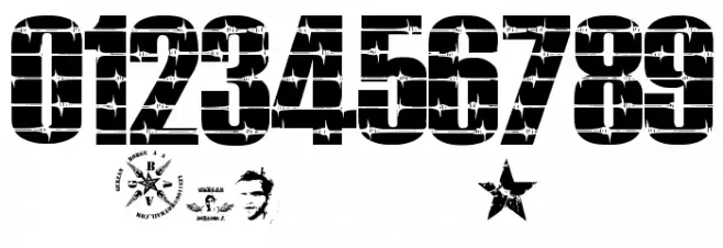 ALAMBRADO INFERNAL Font OTHER CHARS