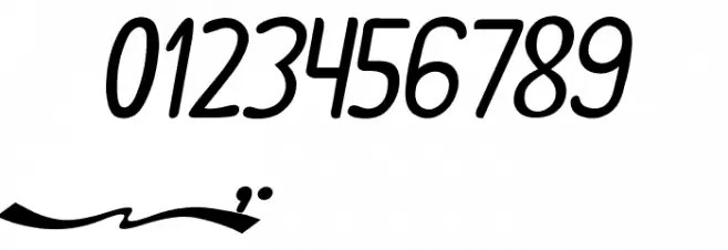 ALASKA Coffee Font OTHER CHARS