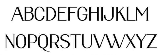 ALBERO Schriftart Groß