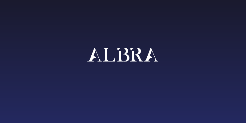 ALBRA Social Header