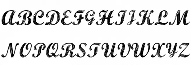 ALBURA Regular Schriftart Groß