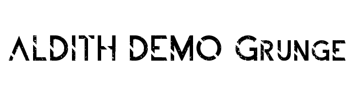ALDITH DEMO Grunge  font caratteri gratis