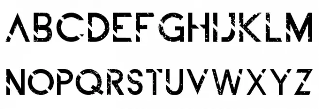 ALDITH DEMO Grunge Font OTHER CHARS