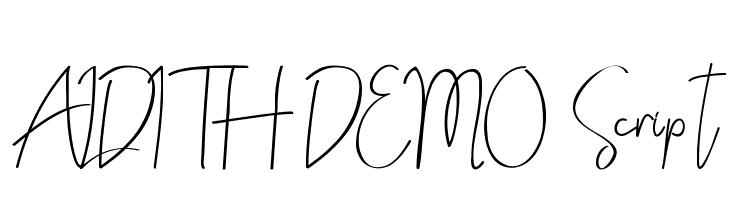 ALDITH DEMO Script  لخطوط تنزيل