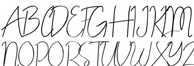 ALDITH DEMO Script Fonte MAIÚSCULAS