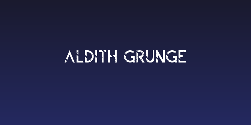 ALDITH Grunge Social Header