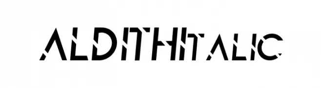 ALDITH Italic  Free Fonts Download