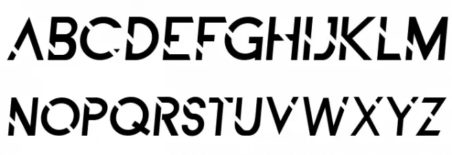 ALDITH Italic フォント 大文字