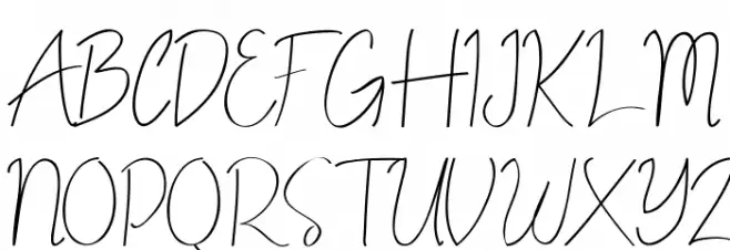 ALDITH Script 字体 大写