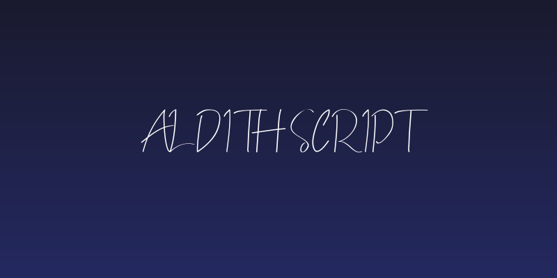 ALDITH Script Social Header