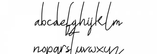 ALDITH Script Шрифта строчной