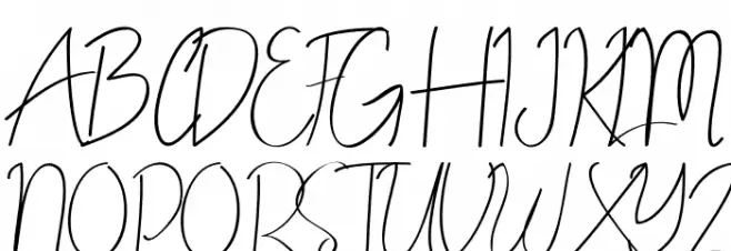 ALDITH Script 字体 大写