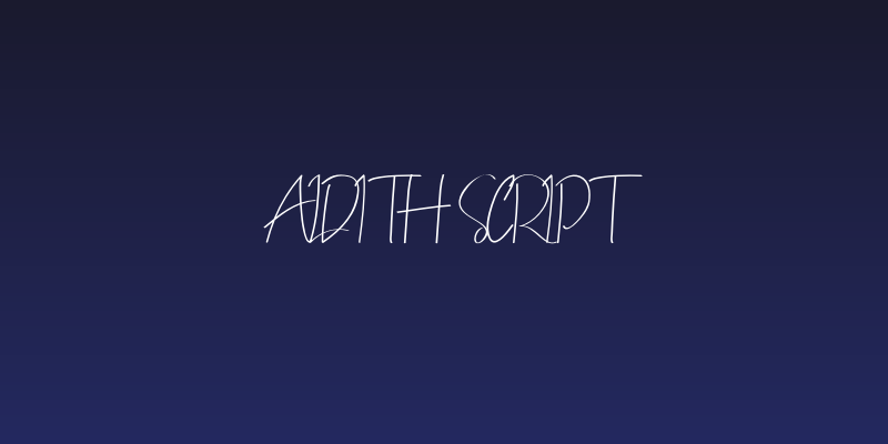 ALDITH Script Social Header