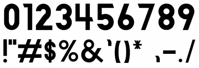 ALDITH Font OTHER CHARS