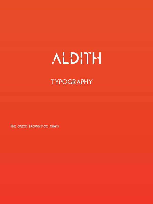 ALDITH Poster