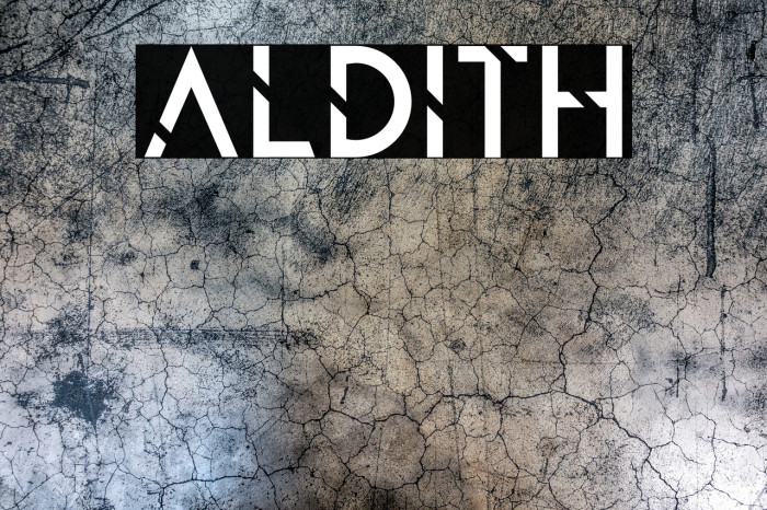 ALDITH फ़ॉन्ट examples