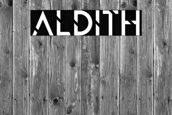 ALDITH Font examples