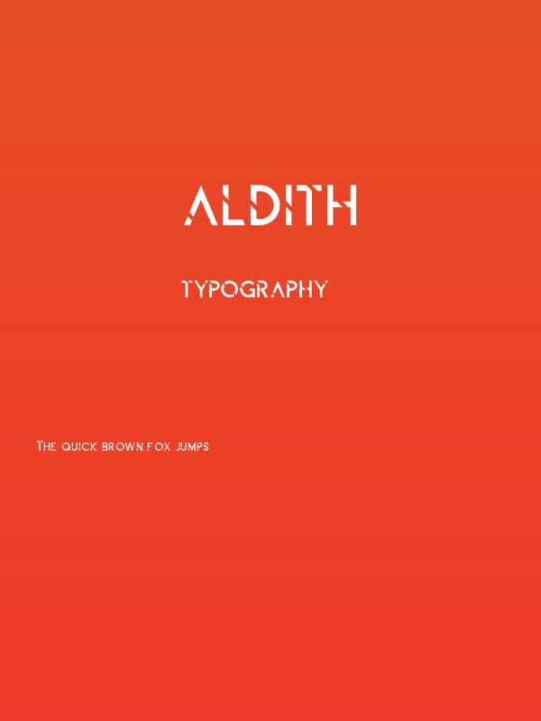 ALDITH Poster
