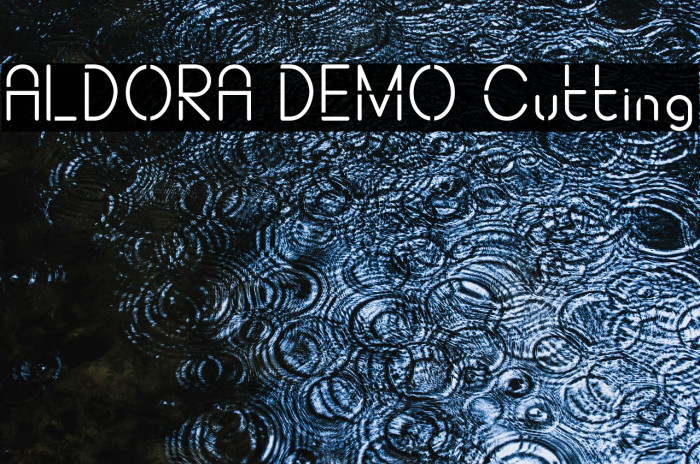 ALDORA DEMO Cutting Example 3