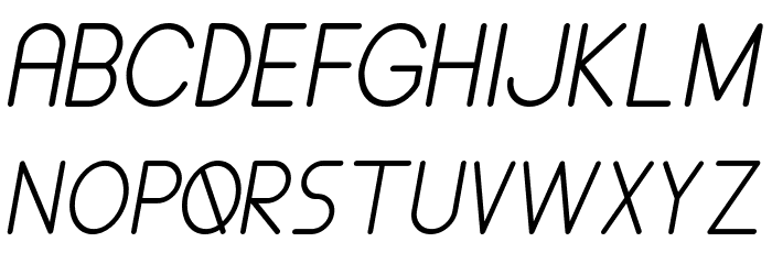 ALDORA DEMO Italic Font OTHER CHARS