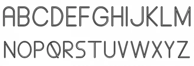 ALDORA DEMO Stroke Caratteri ALTRI CARATTERI