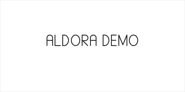 ALDORA DEMO Logo