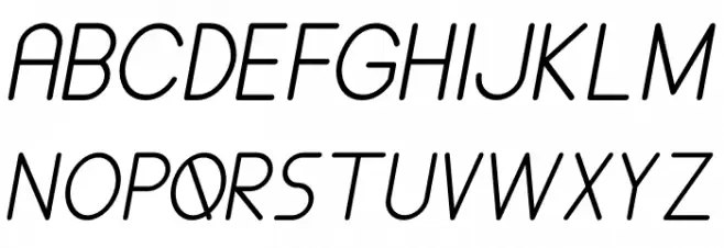ALDORA Italic Шрифта ВЕРХНИЙ