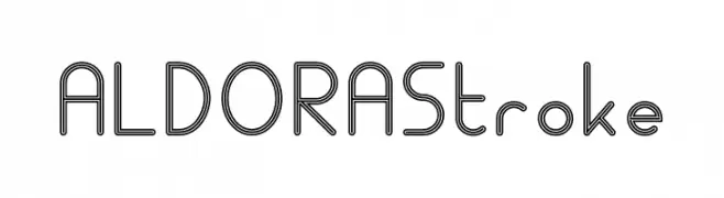 ALDORA Stroke  Frei Schriftart Herunterladen