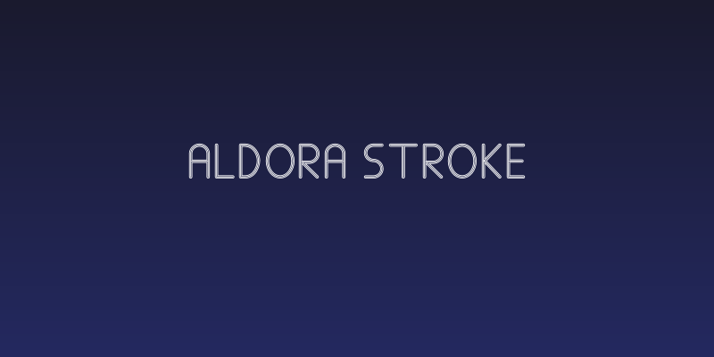 ALDORA Stroke Social Header