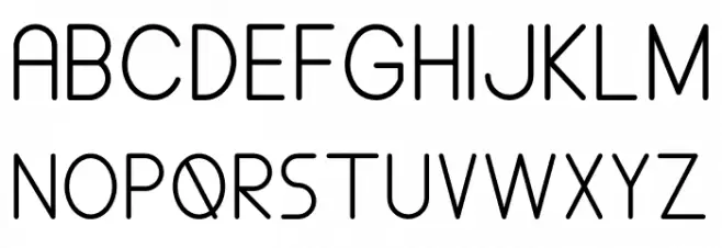 ALDORA Schriftart Groß