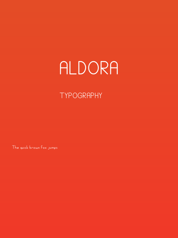 ALDORA Poster