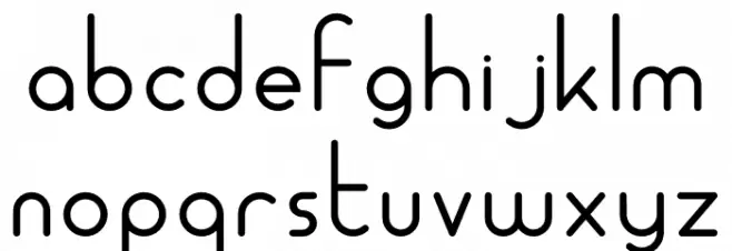 ALDORA Font LOWERCASE