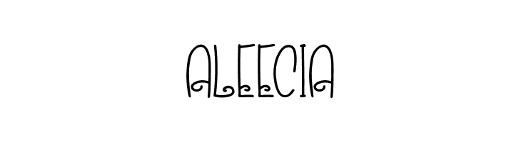 ALEECIA  Free Fonts Download