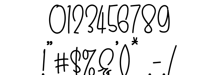 ALEECIA Font OTHER CHARS