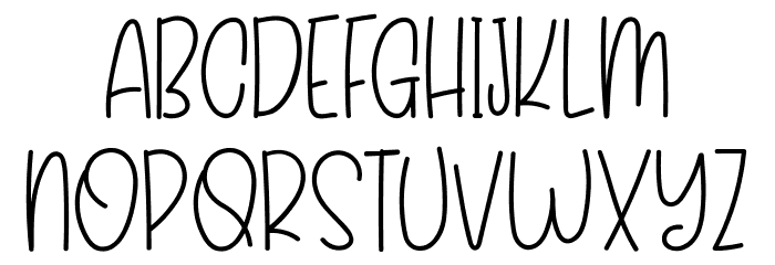 ALEECIA Font LOWERCASE