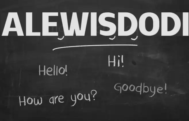 ALEWISDODI Font examples