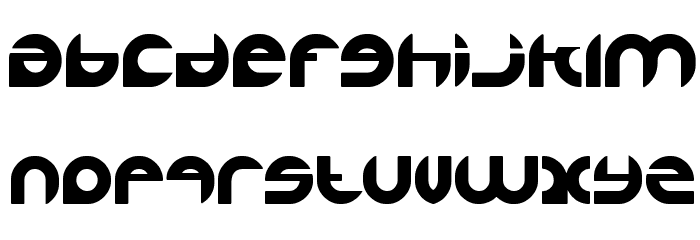 ALEXANDRA Bold Font LOWERCASE