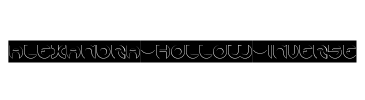ALEXANDRA-HOLLOW-INVERSE Font