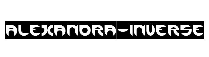 ALEXANDRA-INVERSE Font