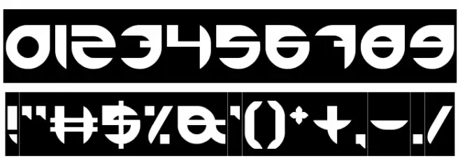 ALEXANDRA-INVERSE Font OTHER CHARS