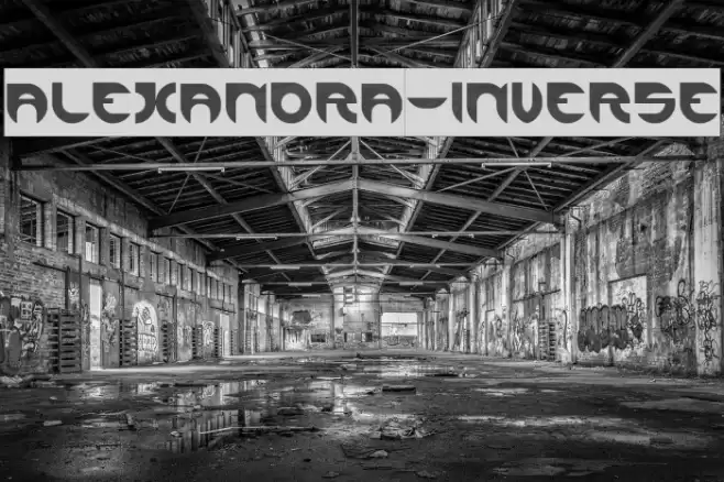 ALEXANDRA-INVERSE Font examples