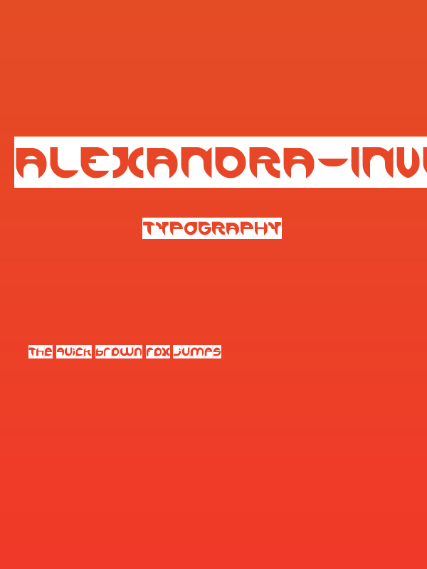 ALEXANDRA-INVERSE Poster
