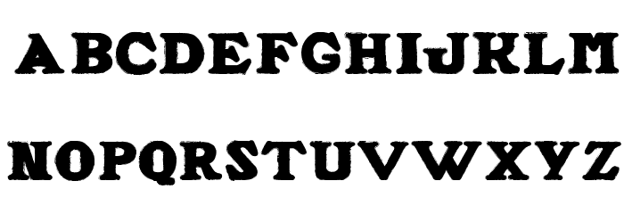 ALFRED LA MOULE Font LOWERCASE
