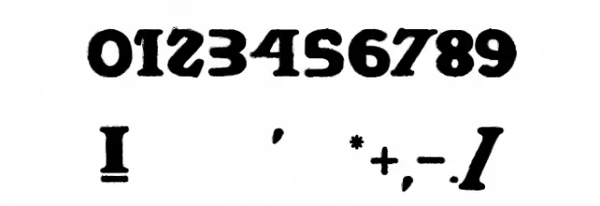 ALFRED LA MOULLE Font OTHER CHARS